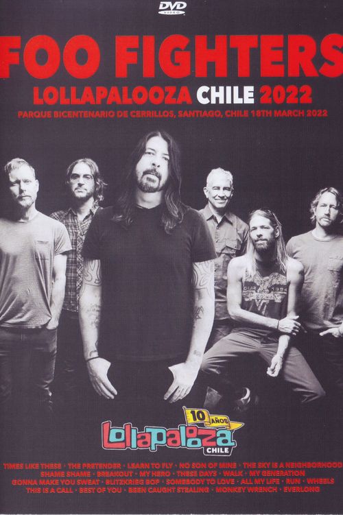 Foo Fighters Live at Lollapalooza Chile 2022